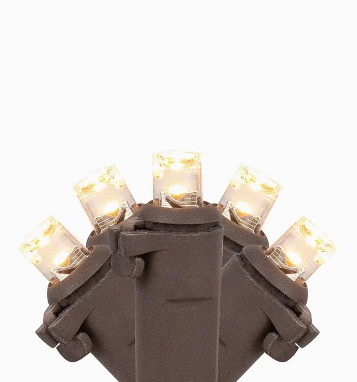 Wide Angle Christmas Lights Warm White